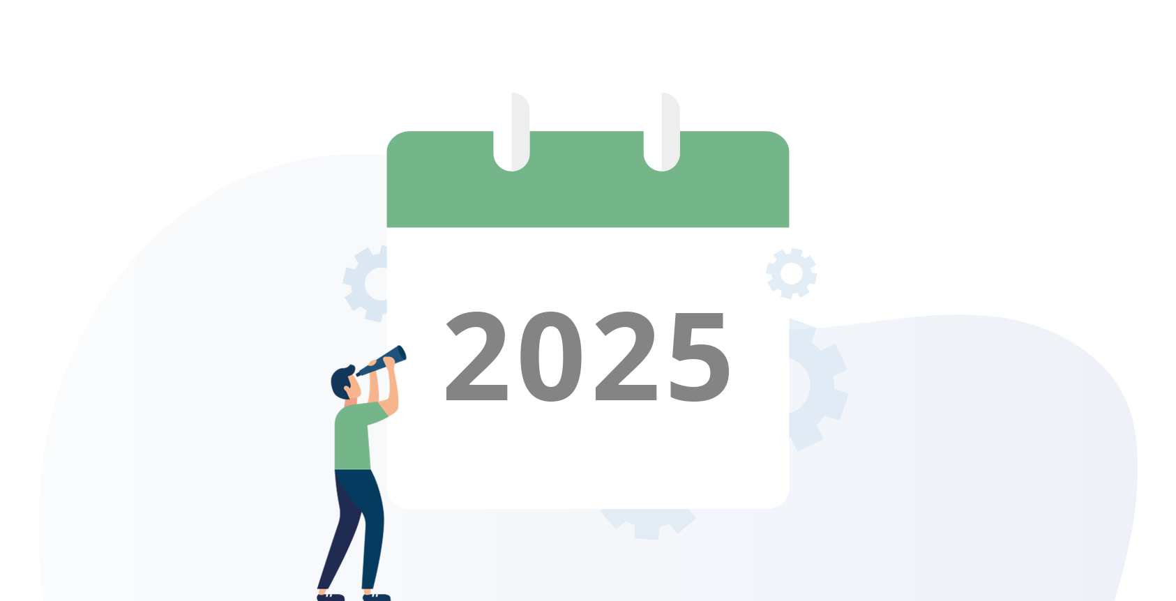 Taking a look at the calendar and seeing 2025 in the rearview.